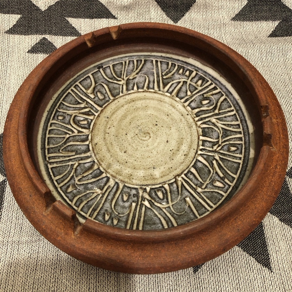 ED DRAHANCHUK Ceramic Ashtray